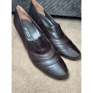 Paul Green Múnchen Brown Leather‎ shoes Womens Size US 8.5/9 and UK 6.5